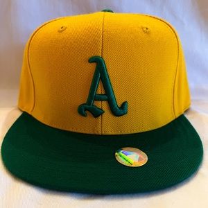 Oakland Athletics 1968 Throwback Fitted Hat 7 1/2